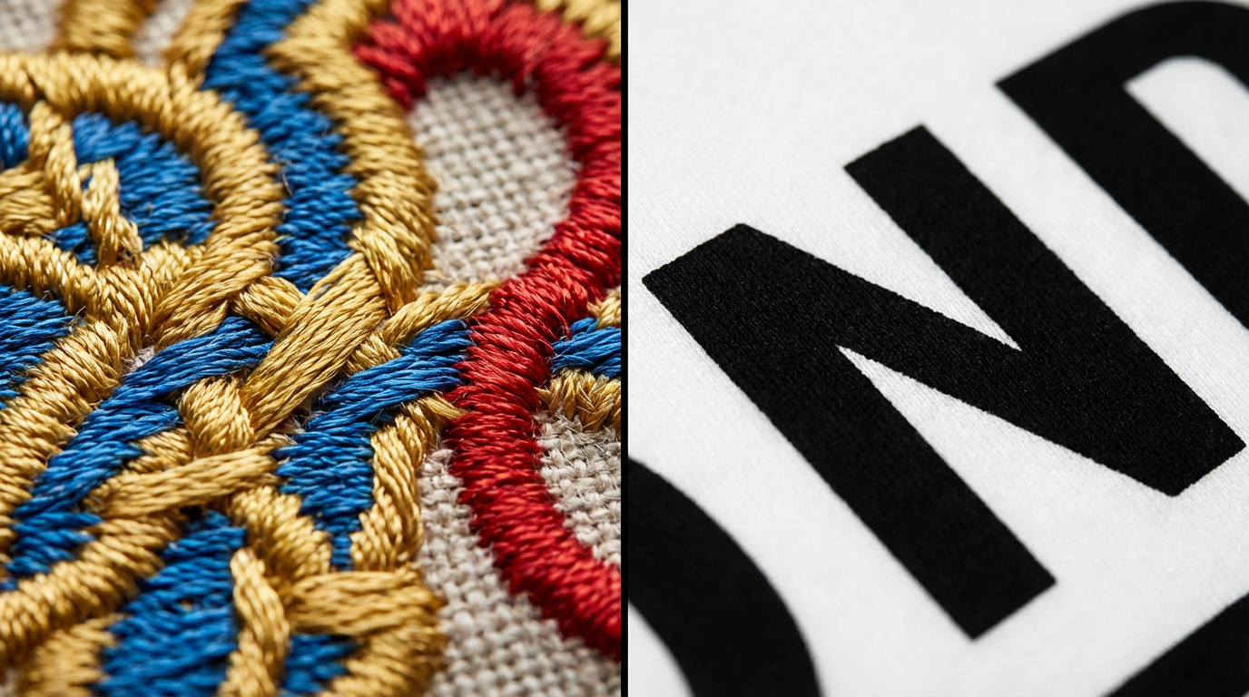 Embroidery vs. Screen Printing: The Apparel & Fabric Guide